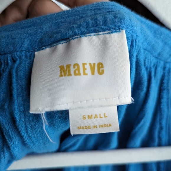 Anthropologie Maeve Runway Boho Embroidered Blouse - Picture 4 of 7